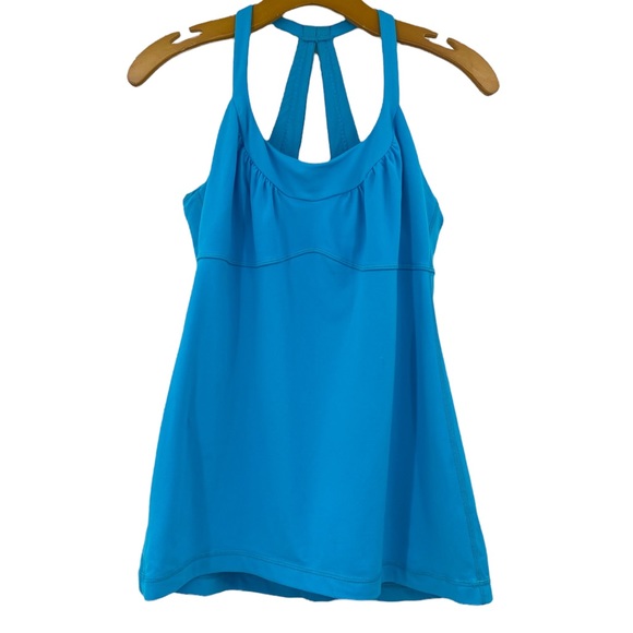 💕SALE💕Lululemon Blue Scoop Me Up Tank 11 - Picture 5 of 10